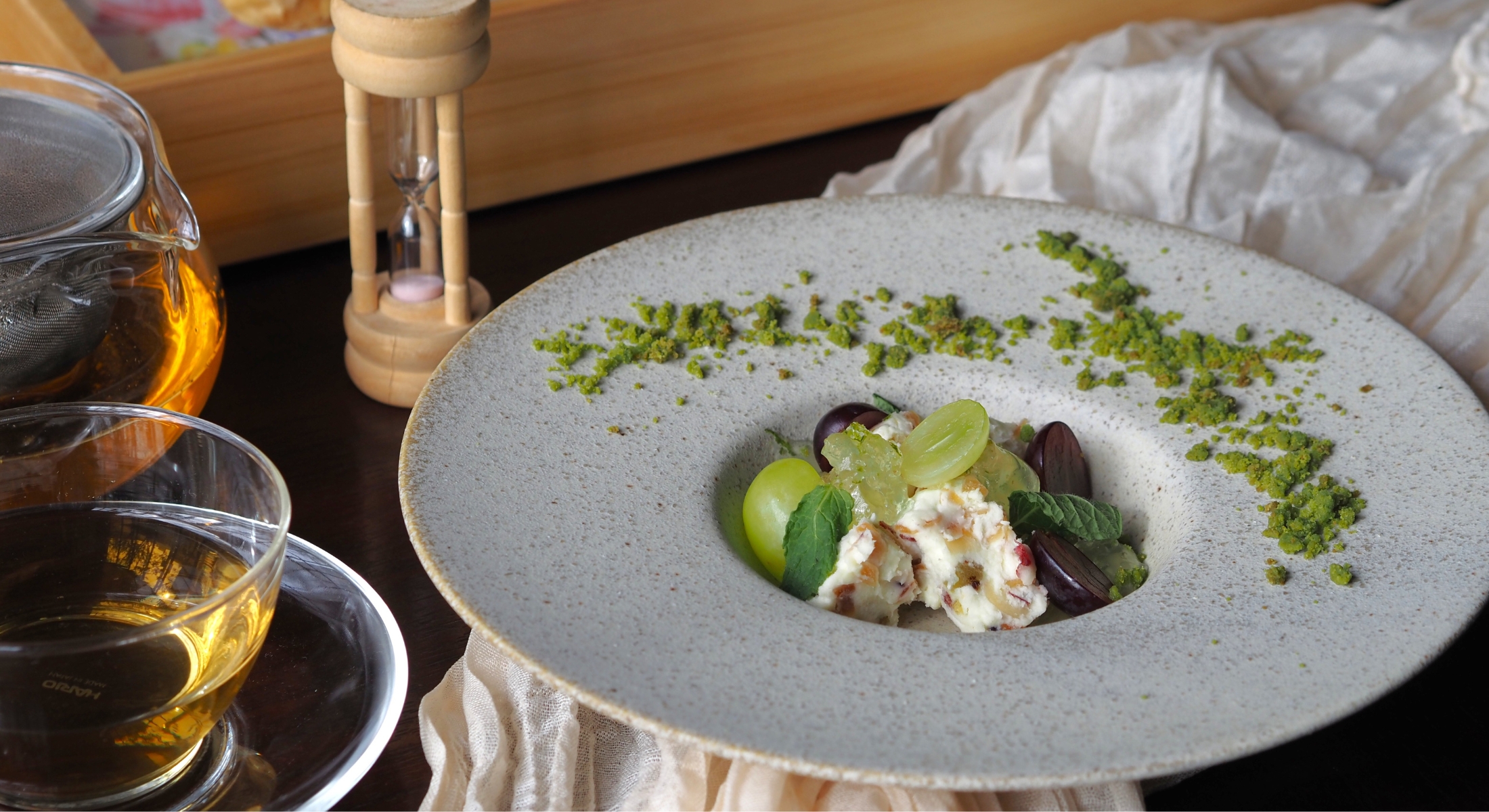 Floral garden afternoon tea cassata image
